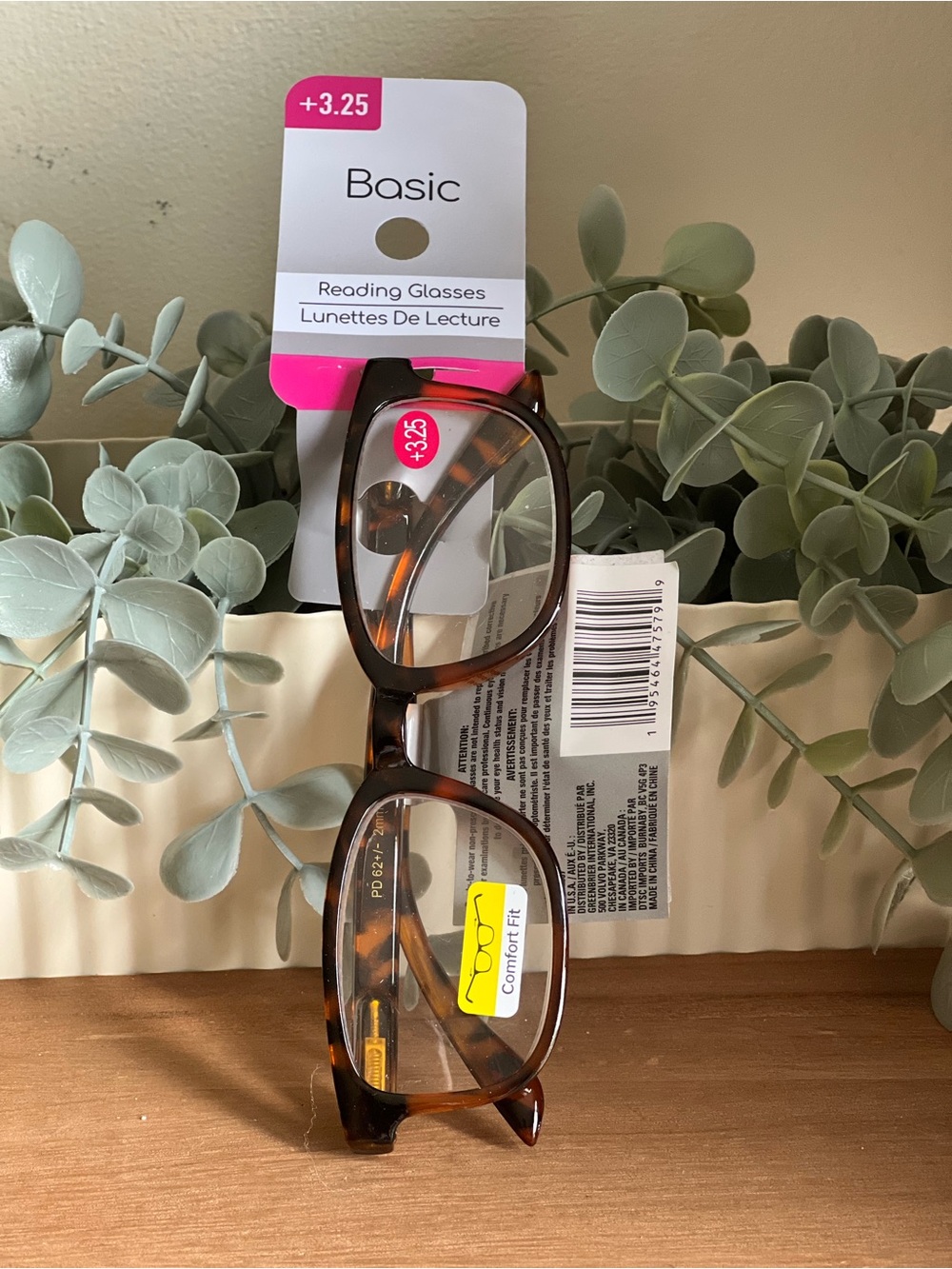 Women's Tortoiseshell Reading Glasses +3.25